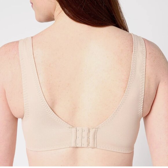 Breezies~Soft Support Lace Wirefree Bra~A676780~No Padding - Picture 2 of 2